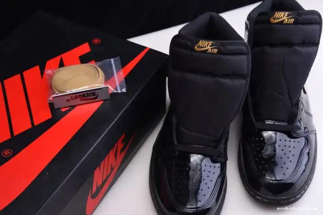 METALLIC RETRO HIGH BLACK 1 JORDAN (2020) GOLD AIR 555088-032 0427